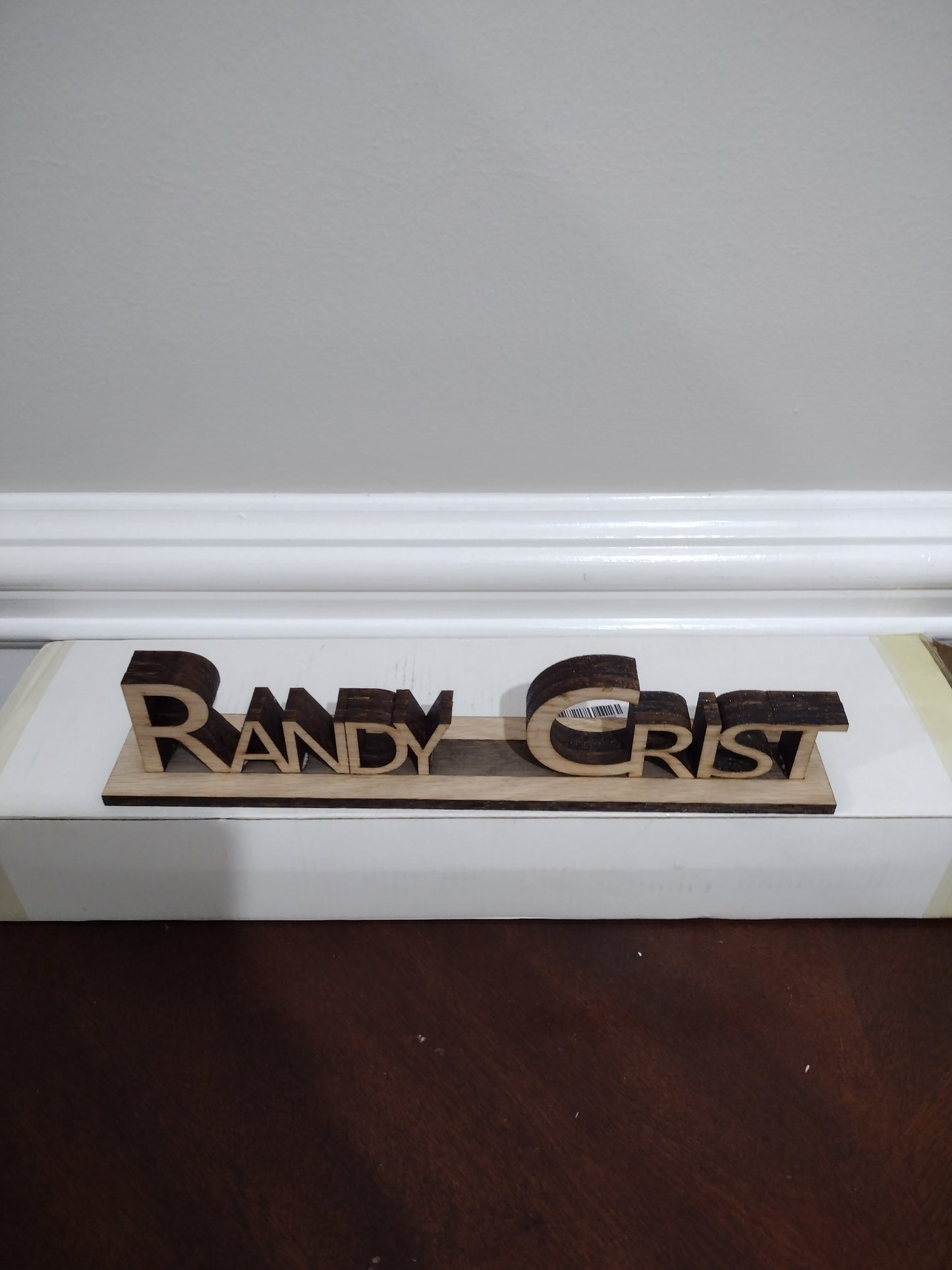 Home and office decor Wooden Desk Name Plates