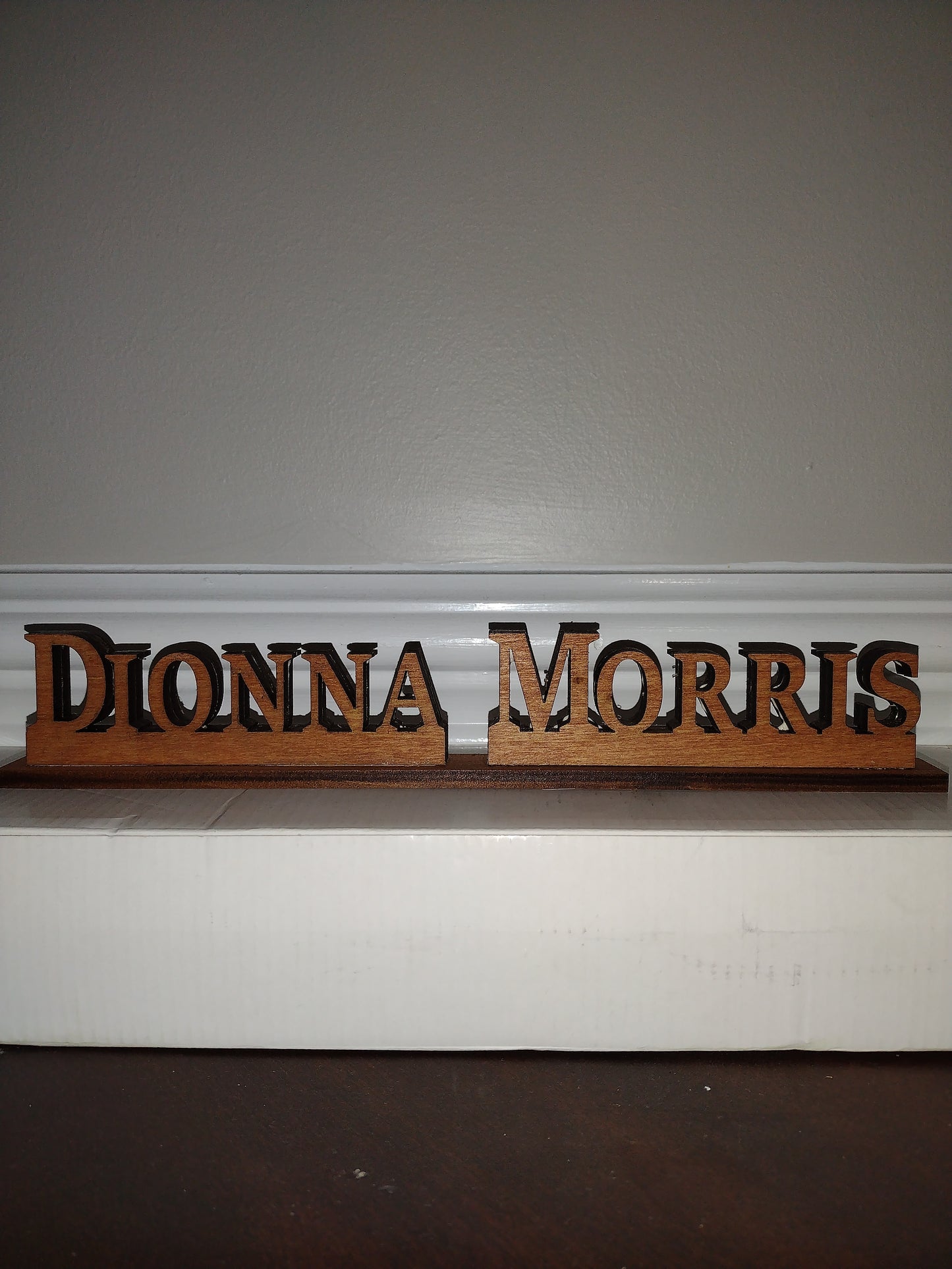 Home and office decor Wooden Desk Name Plates