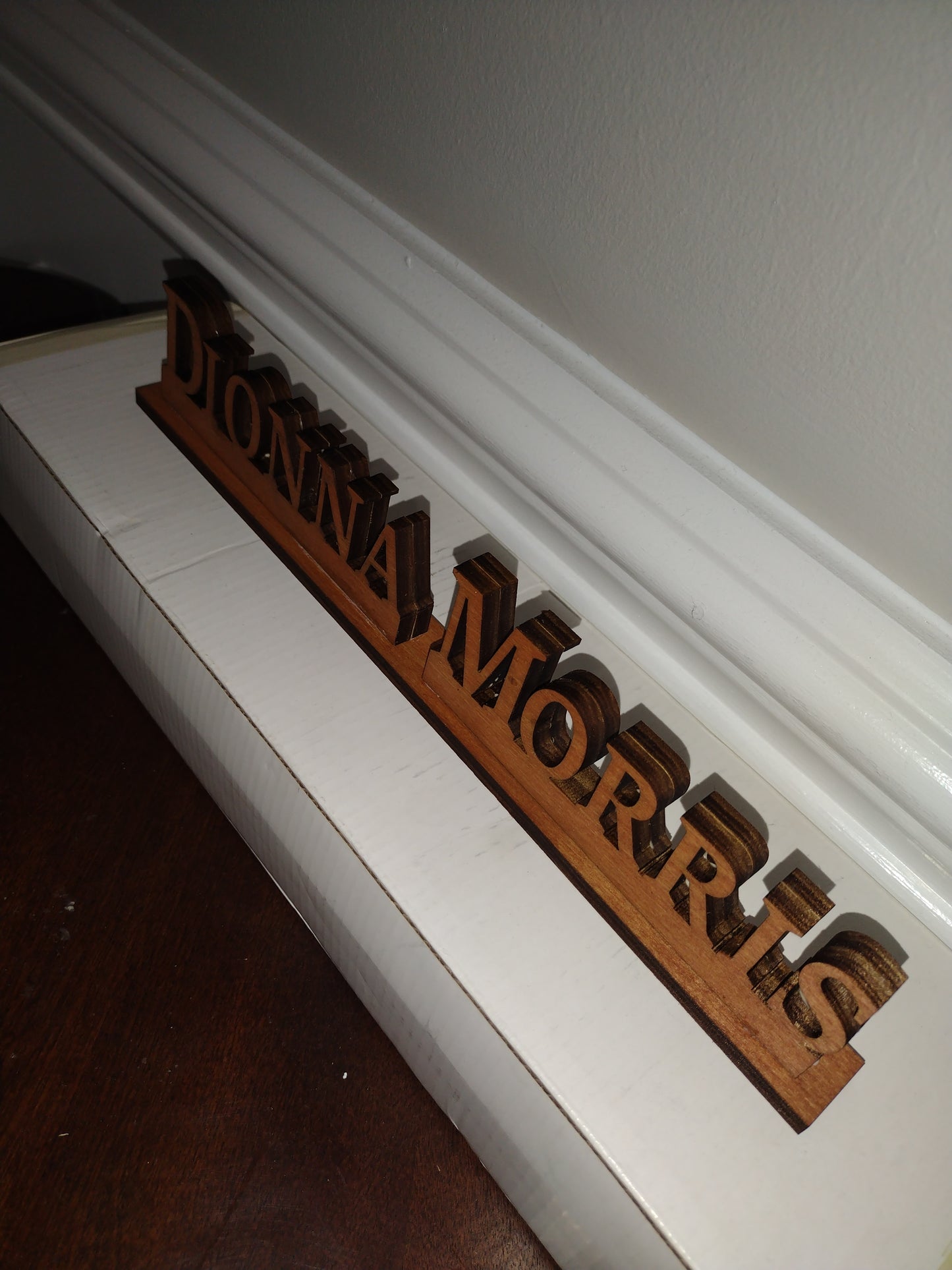 Home and office decor Wooden Desk Name Plates