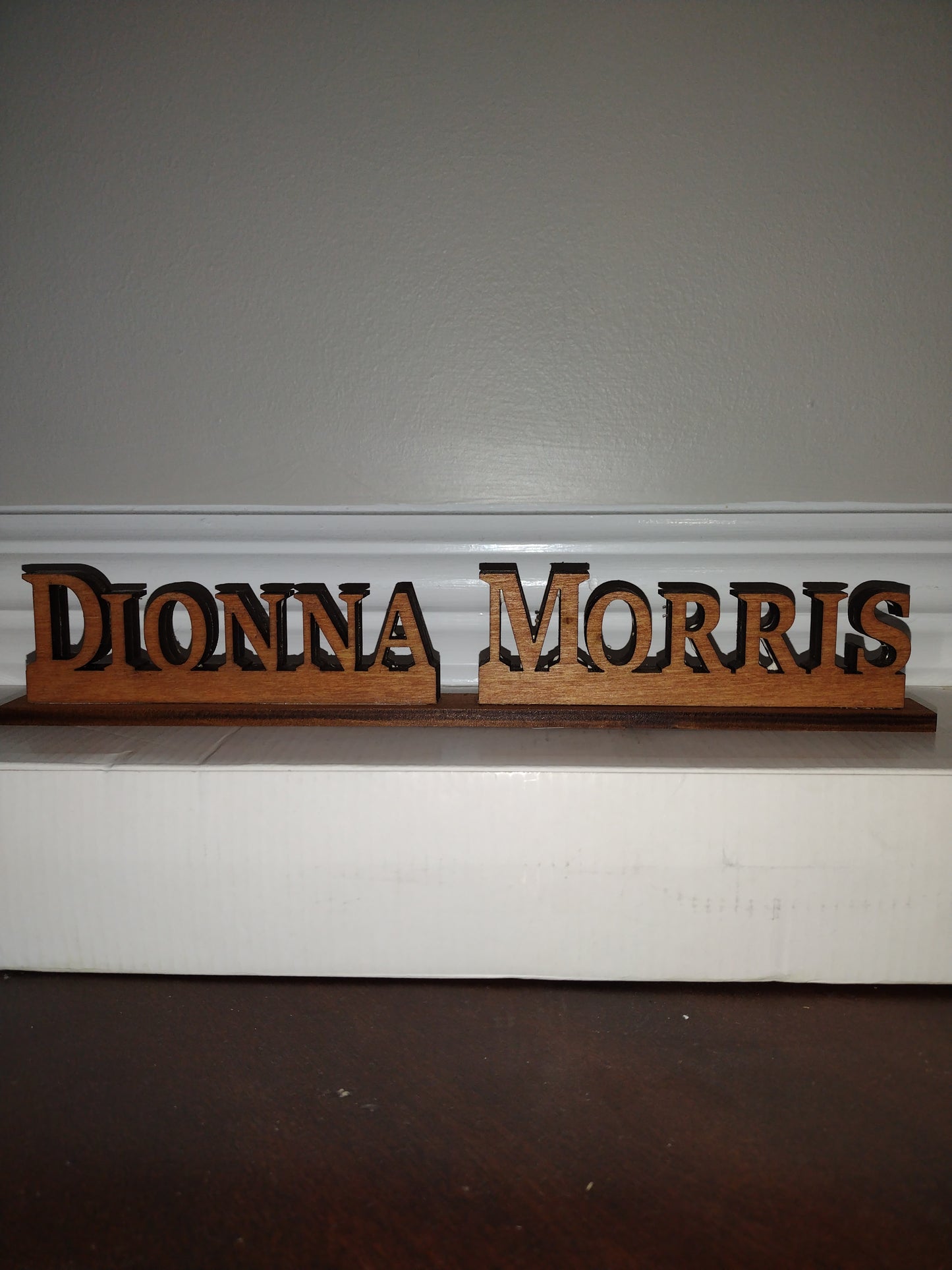 Home and office decor Wooden Desk Name Plates